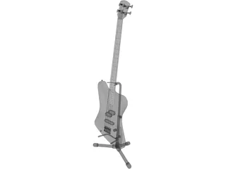 Guitar Bass 3D Model