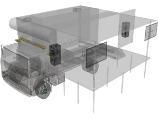 Isuzu Gig Rig 3D Model