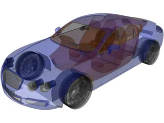 Bentley Continental GT 3D Model