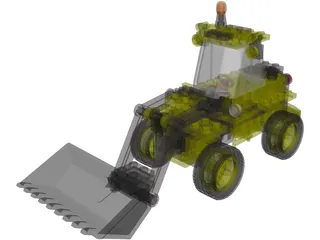 Lego Excavator 3D Model