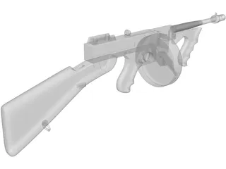 Thompson Model 1929 3D Model