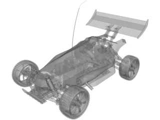 Buggy Remote Radio Control Car 3D Model