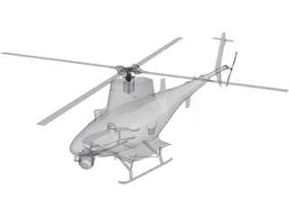 Northrop Grumman MQ-8 Fire Scout 3D Model