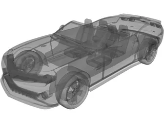 Chevrolet Camaro Convertible (2009) 3D Model