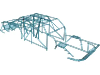 Ford Ranger Prerunner Roll Cage 3D Model