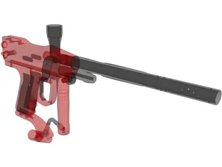 Paintball Gun 3D Model