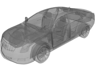 Cadillac XTS (2013) 3D Model
