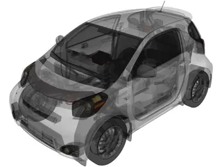 Scion iQ (2011) 3D Model