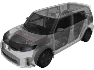 Scion xB (2013) 3D Model