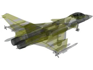 AF-36 Front Line Fighter 3D Model