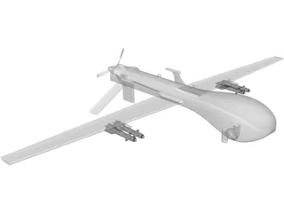 MQ-1 Predator UAV 3D Model