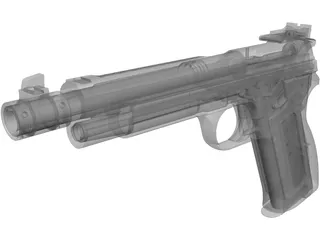 Sig P210 3D Model