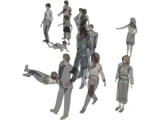 People Person Collection 3D Model