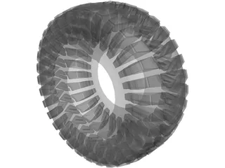 Maxxis Trepador Tire 3D Model