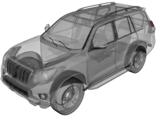 Toyota Land Cruiser Prado (2010) 3D Model