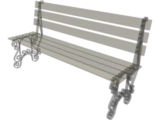 Bench 3D Model