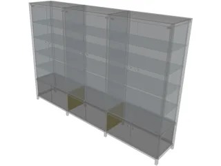 Glass Cabinet 3D Model