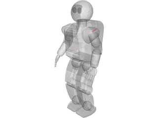Honda Asimo Robot 3D Model