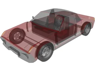 Porsche 914 3D Model