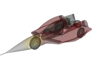 Turbo Sonic Concept 3D Model