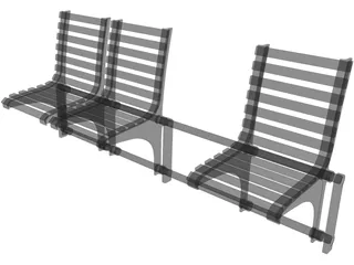 Bench 3D Model