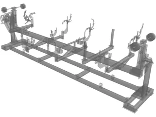 Body DT Test Jig 3D Model