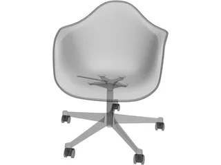 Eames Plastic Chair 3D Model