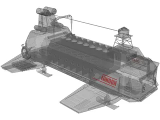 London Transport Ship 3D Model