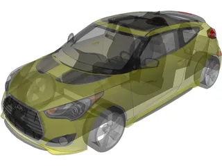 Hyundai Veloster Turbo (2013) 3D Model