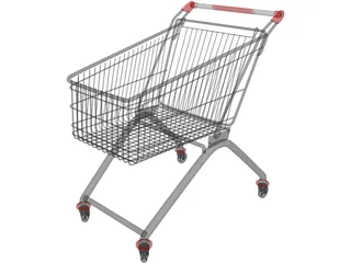 Shopping Cart 3D Model