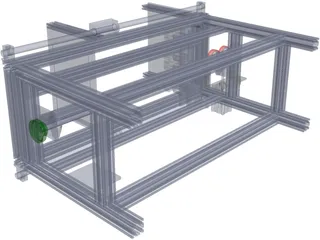 PVC Loading and Packing Machine 3D Model