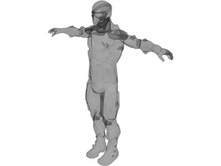 Nanosuit Crysis Traje 3D Model