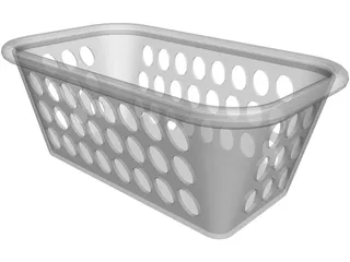 Platic Basket 3D Model