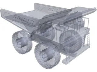 Caterpillar Mine Truck 3D Model