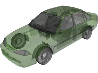 Daewoo Racer GTi 3D Model