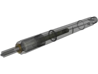 Bosch Diesel Fuel Injector 3D Model