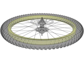 MTB Wheel 3D Model