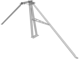 Rowing Rigger 3D Model