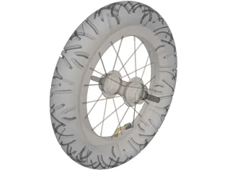 Wheel 12 inch 3D Model