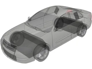 Renault Scala (2010) 3D Model