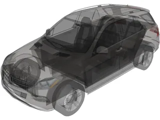 Mercedes-Benz M-Class (2012) 3D Model