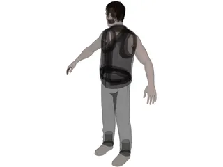 Daryl Dixon 3D Model
