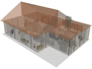 Little House 3D Model