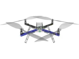 Arducopter Quadcopter 3D Model