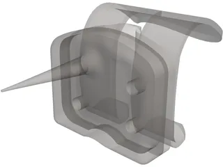 Knee Implant 3D Model