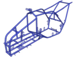 Frame ATV Chassis 3D Model