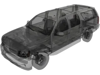 Chevrolet Suburban LTZ (2008) 3D Model