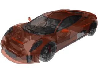 Jaguar C-X75 Concept 3D Model