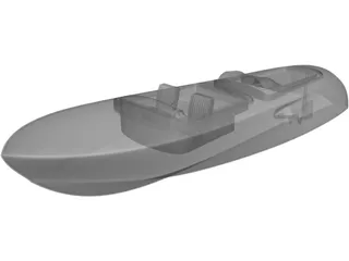 Riva Speed Boat 3D Model