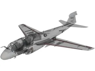 Grumman EA-6B Prowler 3D Model